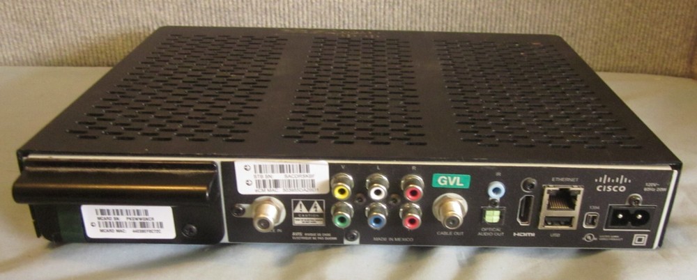 Cisco Technicolor 4742HDC2 High Definition Receiver Cable Box.--untested
