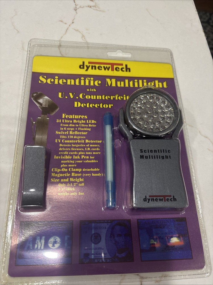 Scientific Multilight W/U.V. Counterfeit Detector