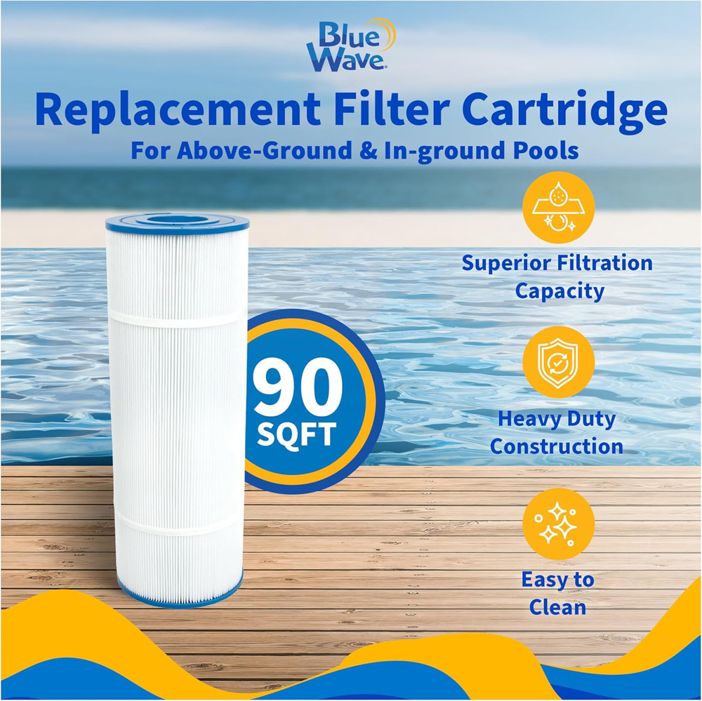 NCC100 Replacement Pool Filter Cartridge – 90 Sq. Ft. High-Performance Above-Gro