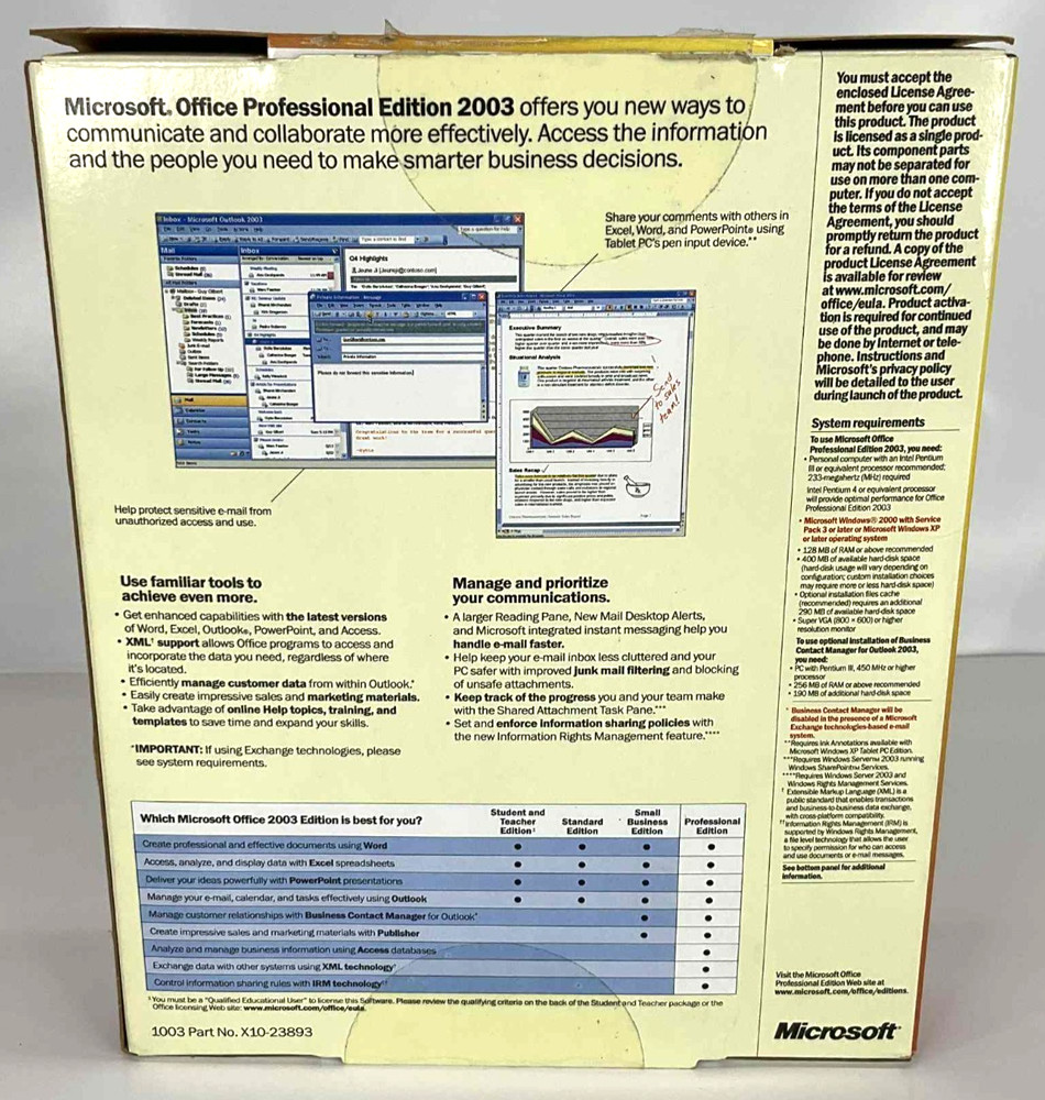 Microsoft Office Professional Edition 2003