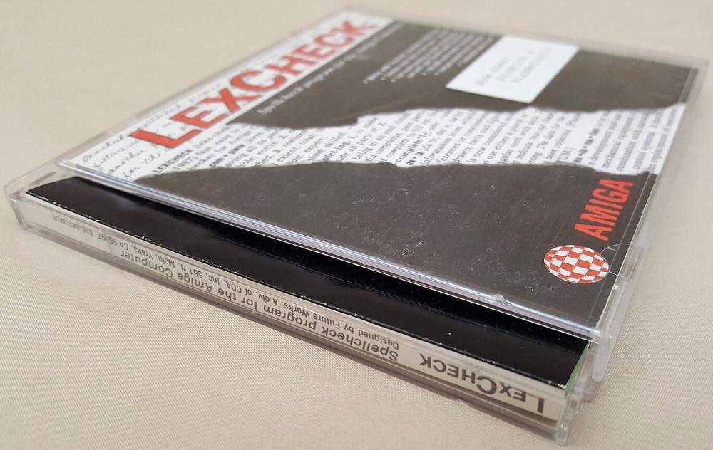 LexCheck ©1987 Spell Checker for Textcraft Scribble ProWrite for Commodore Amiga