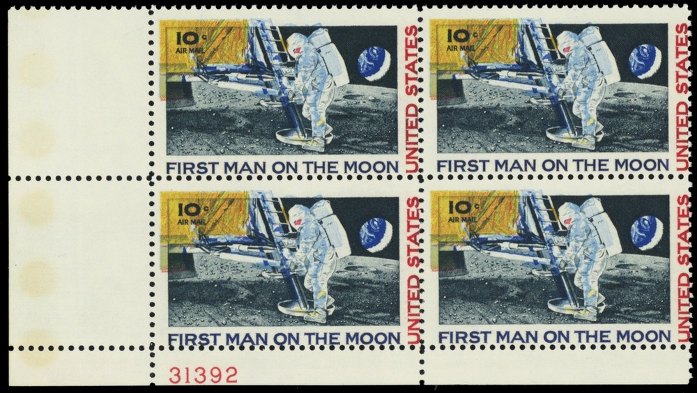 C76, Mint NH 10¢ HUGE Color Shift Error Plate Block - Fantastic! - Stuart Katz