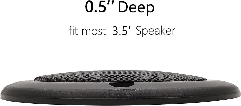 2pcs 3.5inch Mesh Speaker Grill Covers Guard Protector Speaker Decorative Circle