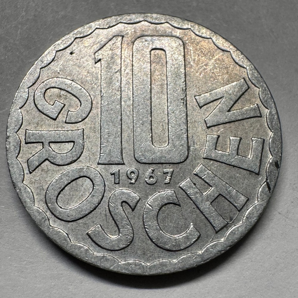 1967 Austria 10 Groschen - #A-068-B