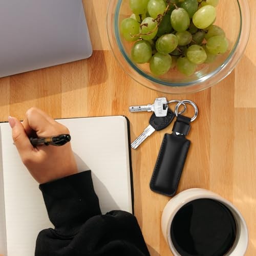 Microfiber Leather USB Flash Drive Case - Anti Lost USB Flash Drive Black