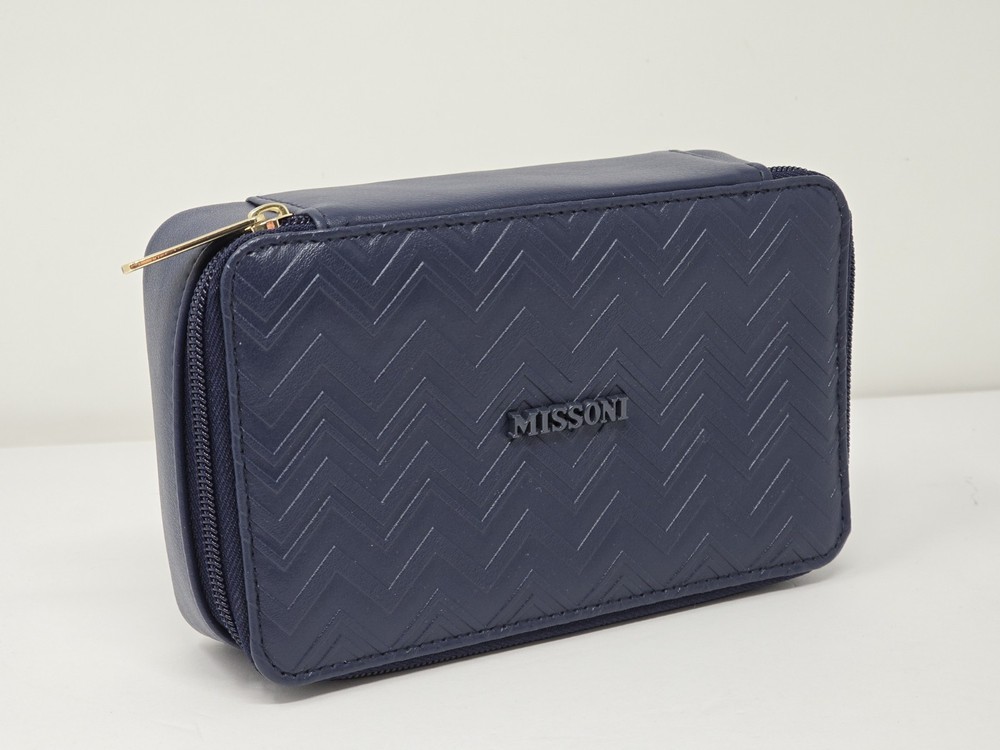 Missoni Exclusively for Delta First Class Navy Blue Amenity Kit, EMPTY