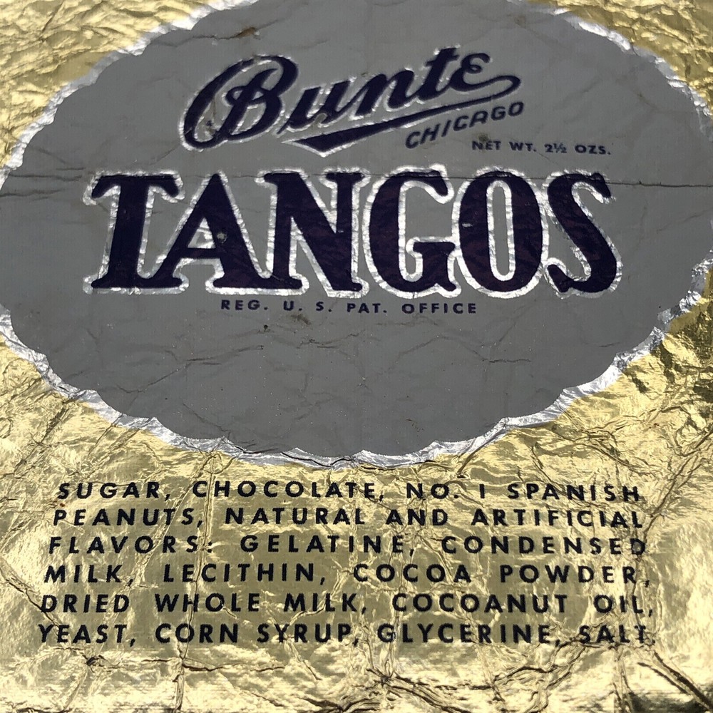 Vintage Bunte Tangos Candy Foil Wrapper