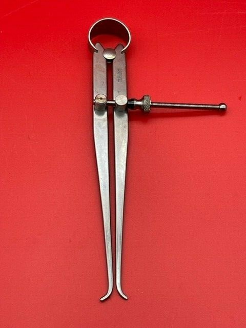 Starrett 73A-6 Yankee Spring-Type Inside Caliper, 6" Size, Solid Nut IN STOCK