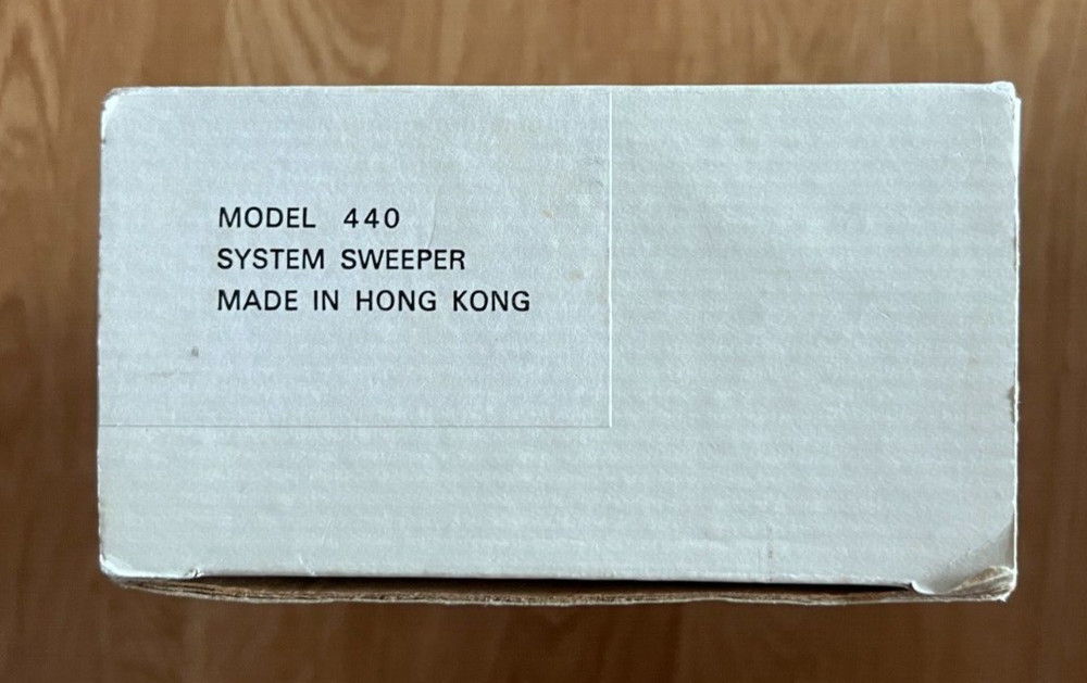 System Sweeper, Model 440, Micro Computer Vacuum, Works