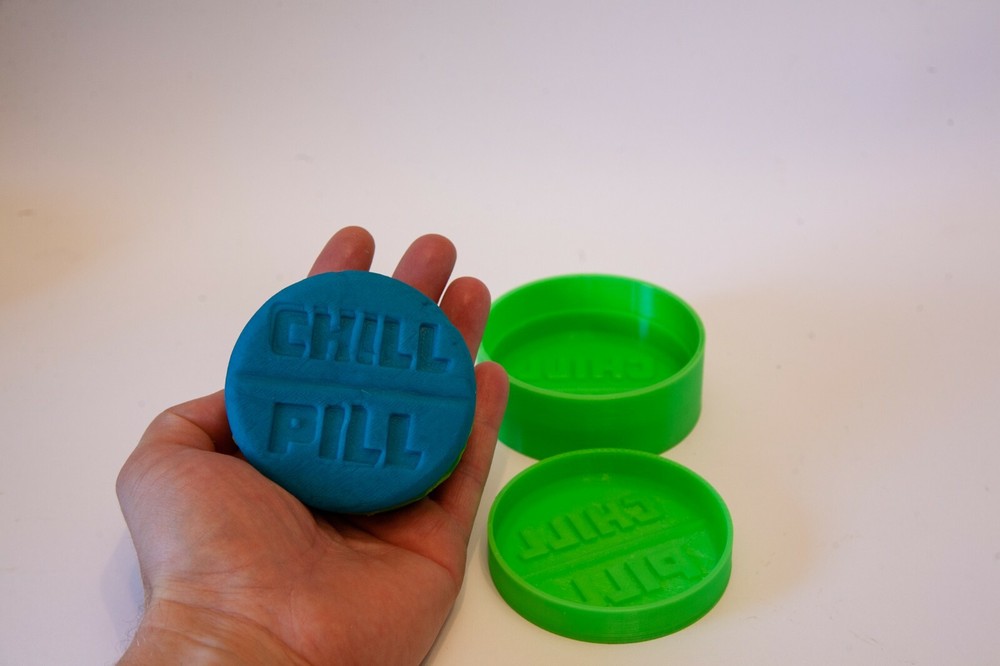 Chill Pill Bath Bomb Mold