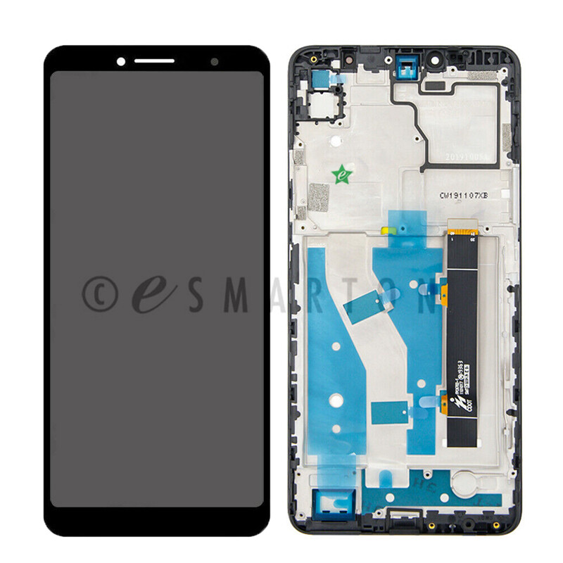 OEM Alcatel 3V 5032W 2019 LCD Display Digitizer Touch Screen + Frame Assembly