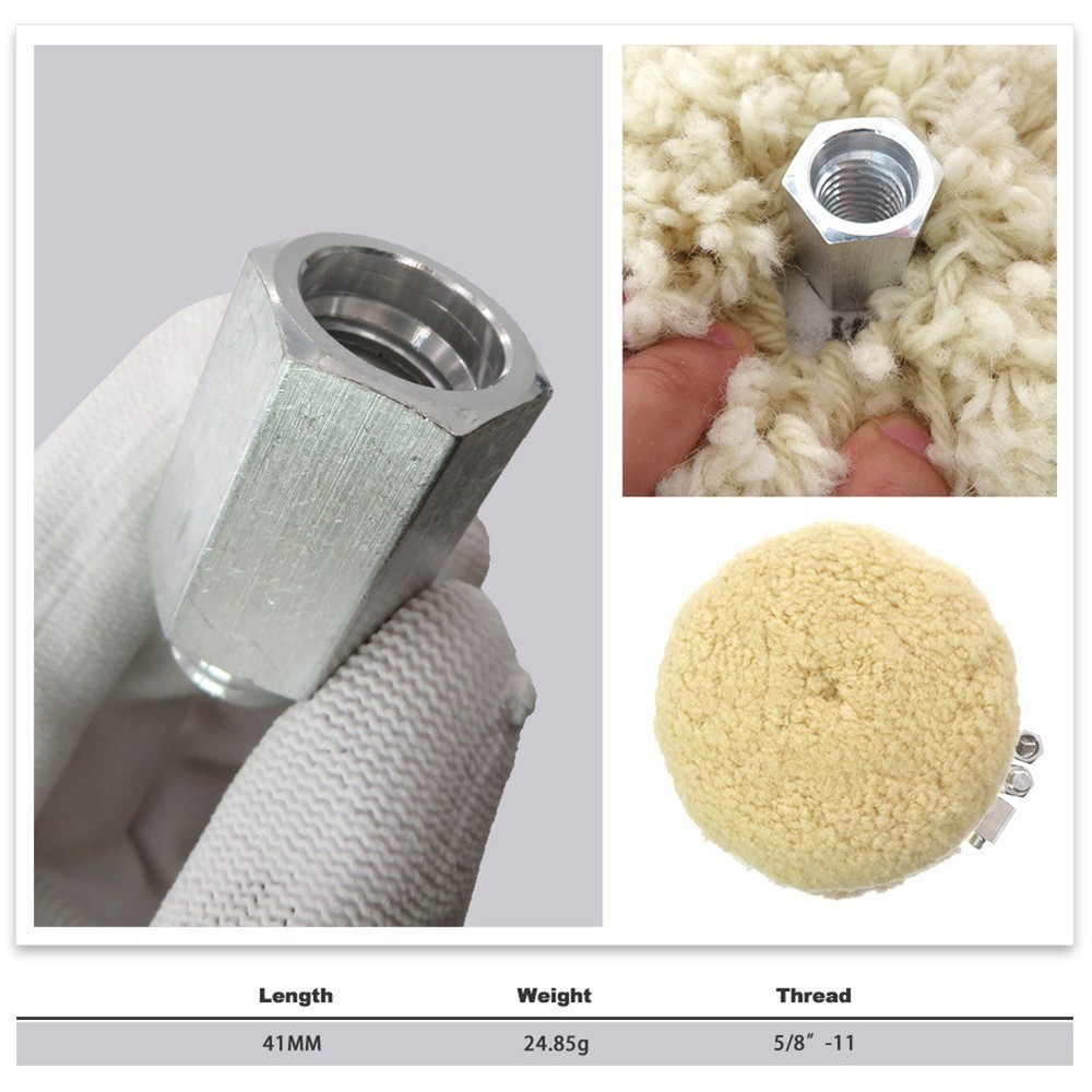 5/8 Extender Polisher Interface Adapter For Angle Grinder Metal Replacement Hot