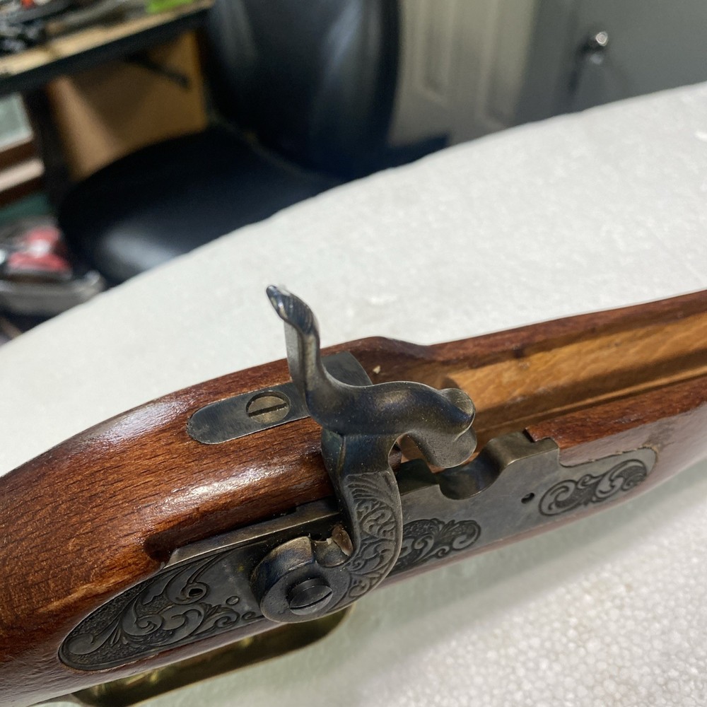 CVA Hawken Muzzleloader Stock 15/16” Complete with Engraved Lock.