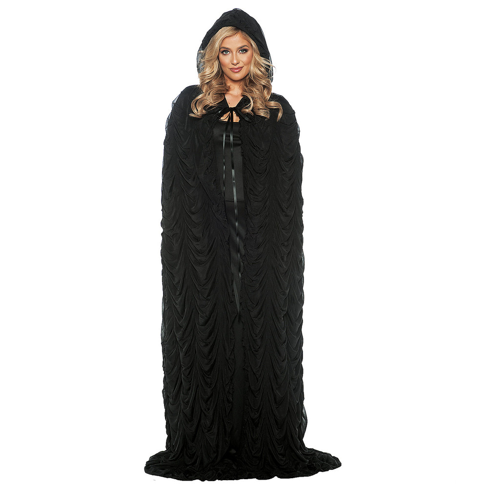 Coffin Cape Adult Black - Underwraps