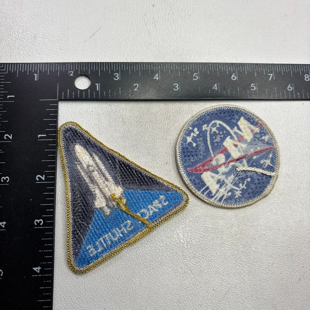 2 Patches Lot NASA & SPACE SHUTTLE Patch Lot 50S9