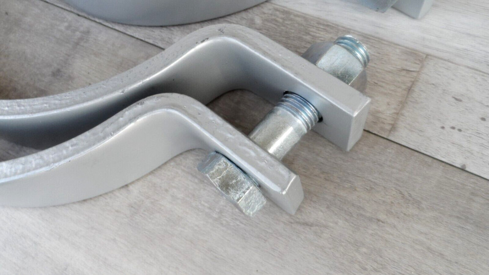 FNW 10" Epoxy Plated Medium Split Pipe Clamp FNW7020EP1000 ~ Qty: 2