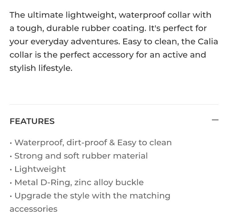 CALIA COLLAR Loulou Bone Size XS