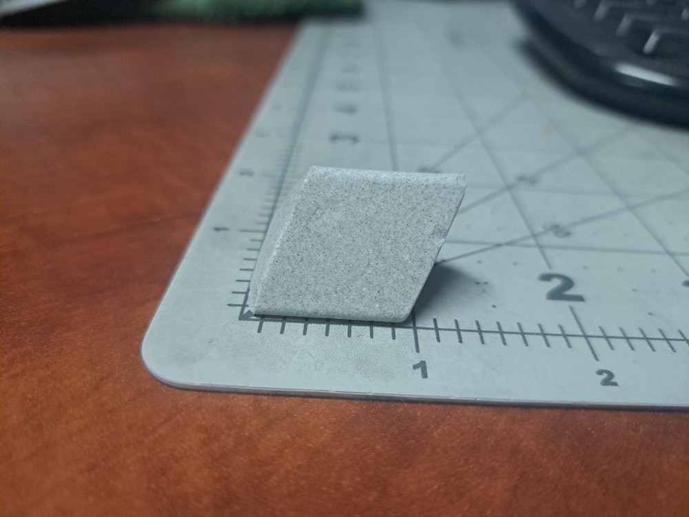 Abrasive Ceramic Tumbling Media - Angle Cut Triangle 7/8" x 7/8" Type M - 25 lb.