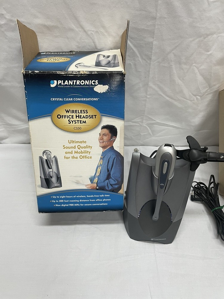 Planteonics CS50 Wireless Headset Phone System. Not Tested.