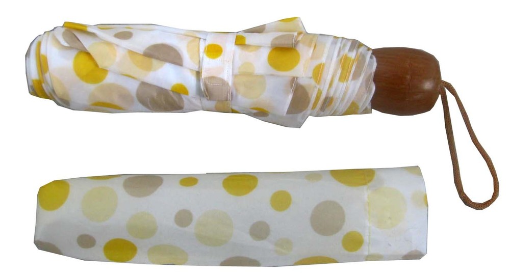 3pc BUNDLE Compact Folding, Small folding umbrella, Polka dot umbrella