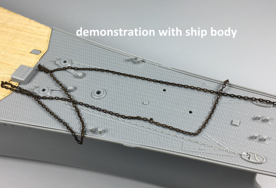 Model Ship Anchor Chain 1/350 Scale CY350012