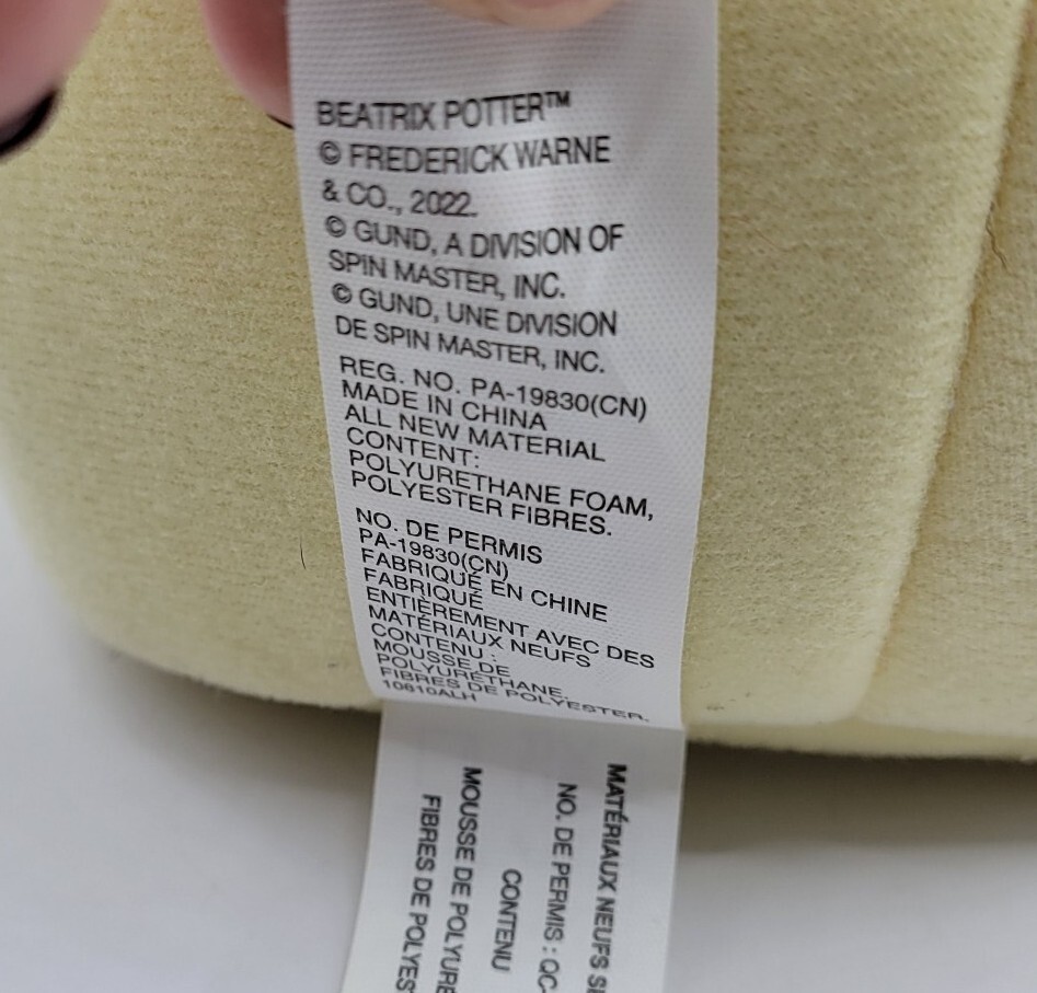 Beatrix Potter Peter Rabbit Plush Easter Basket 4-Piece Set NWOT