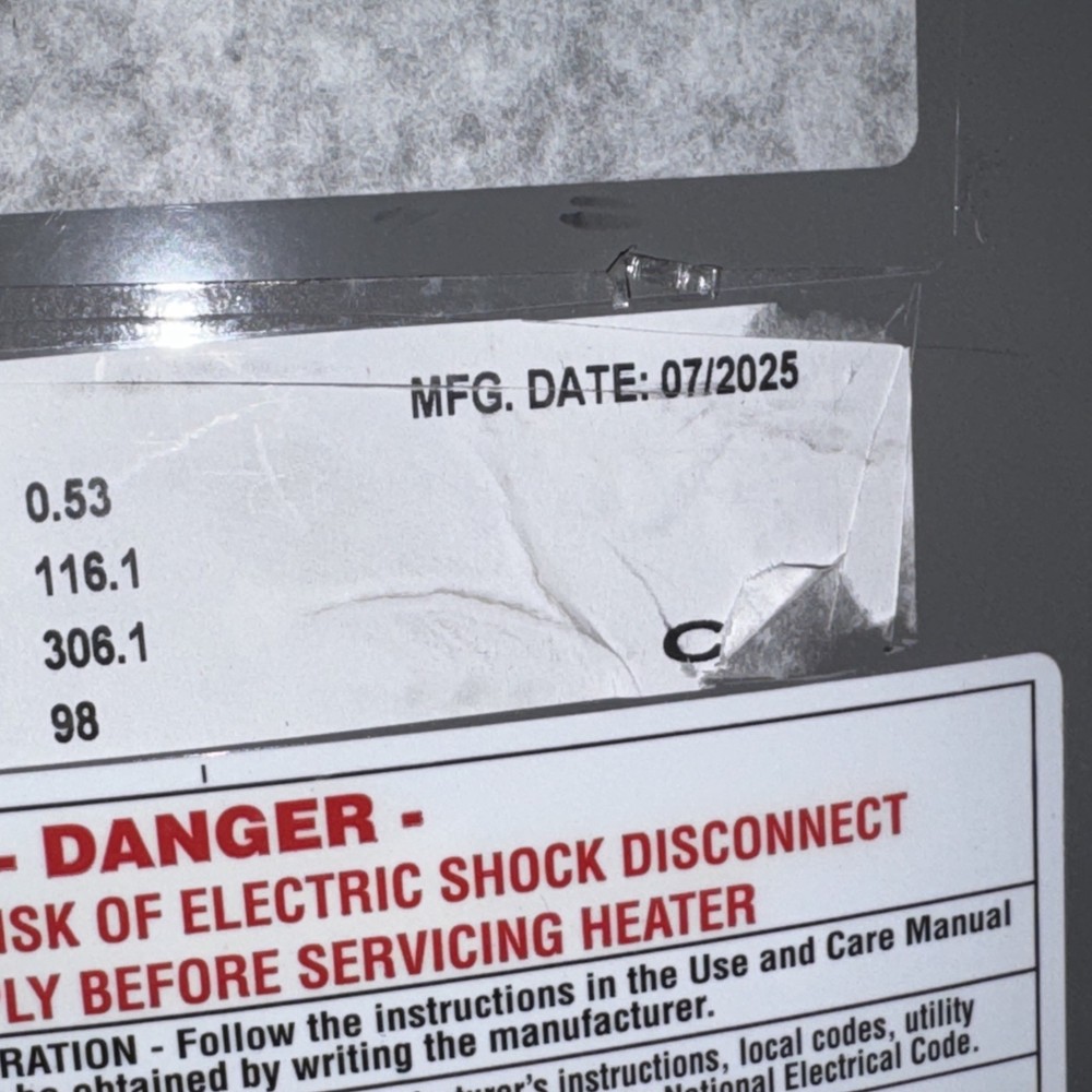 Rheem E120A-15-G 3PH Water Heater Electric 120 Gallon