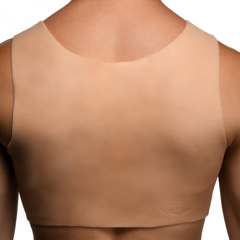 Master Series Perky Pair D-Cup Silicone Breasts - Dark