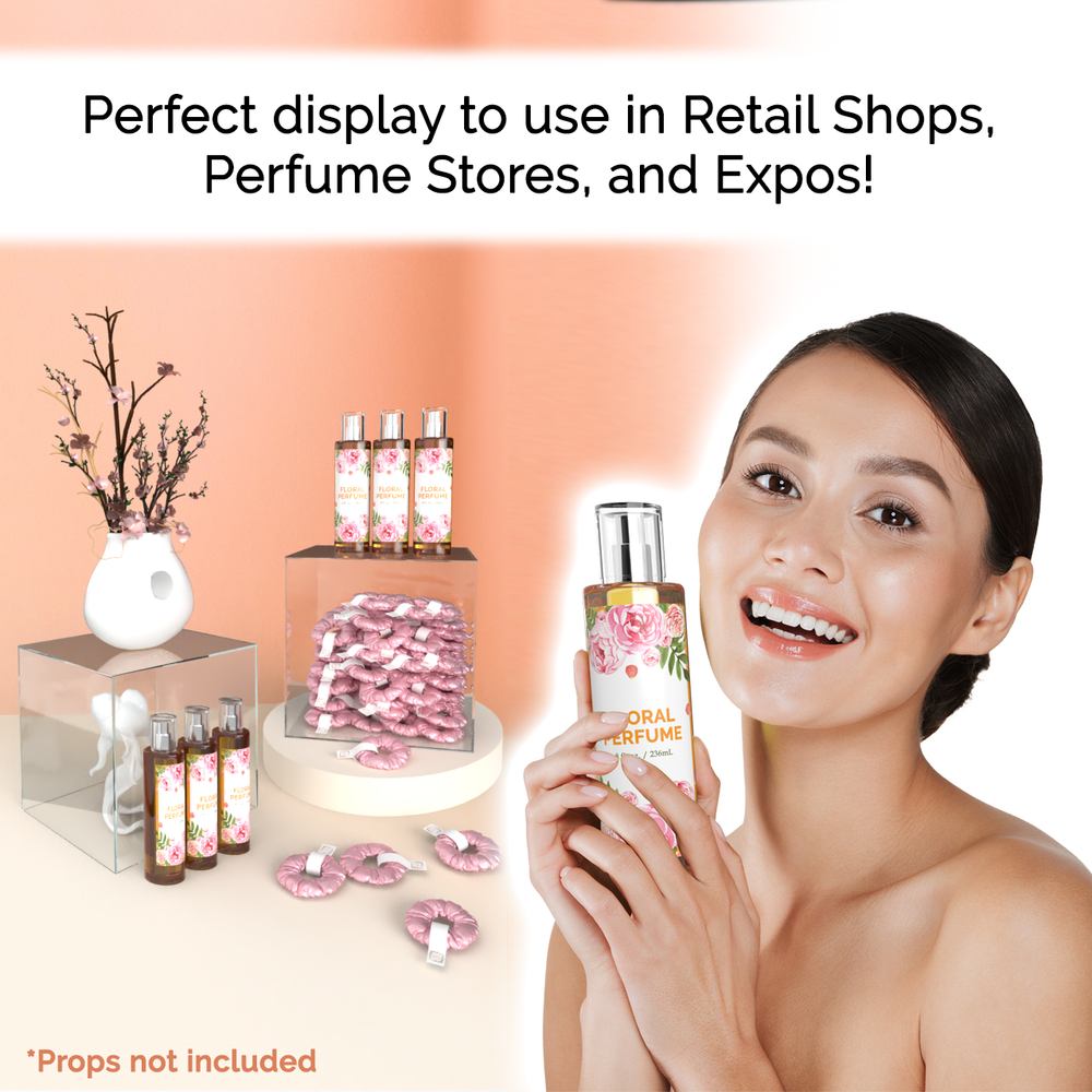 4 Pack 10" Cube Riser Display Pedestal Showcase Box 5 Sided Acrylic Clear