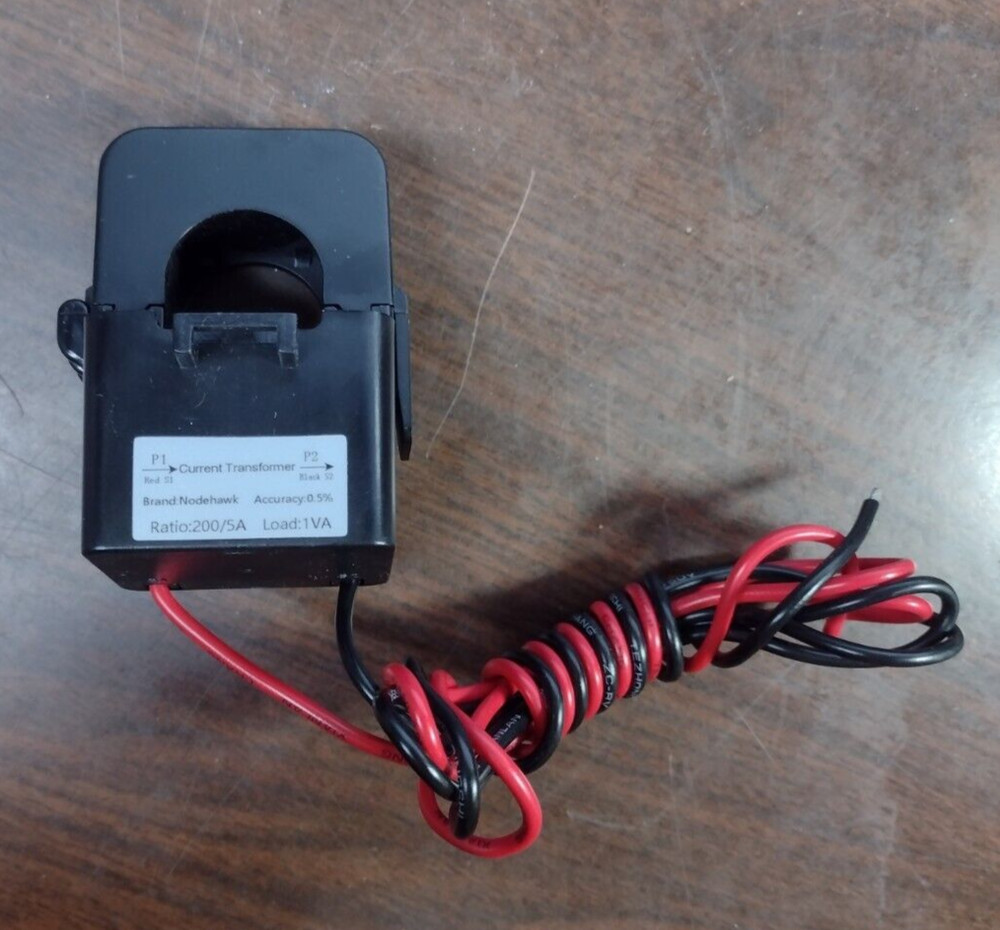 NODEHAWK B0B91R55TS AC CURRENT SENSOR TRANSFORMER COIL 200 AMP NEW IN BOX