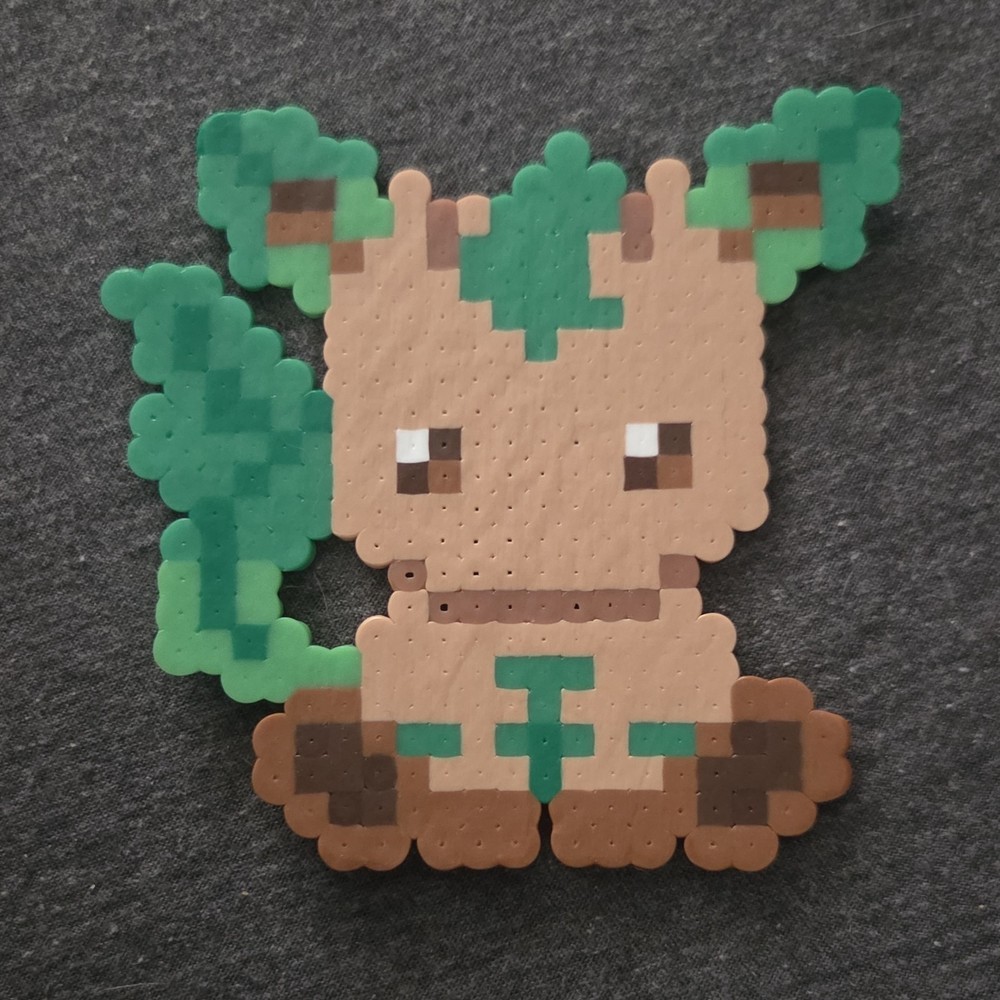 Handmade Beaded Pixel Art Eevee Evolutions Pokémon Set
