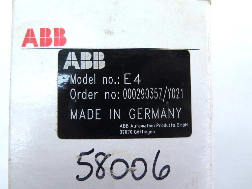 ABB Model E4 / 000290357/Y021 Transmitter Inside Controller