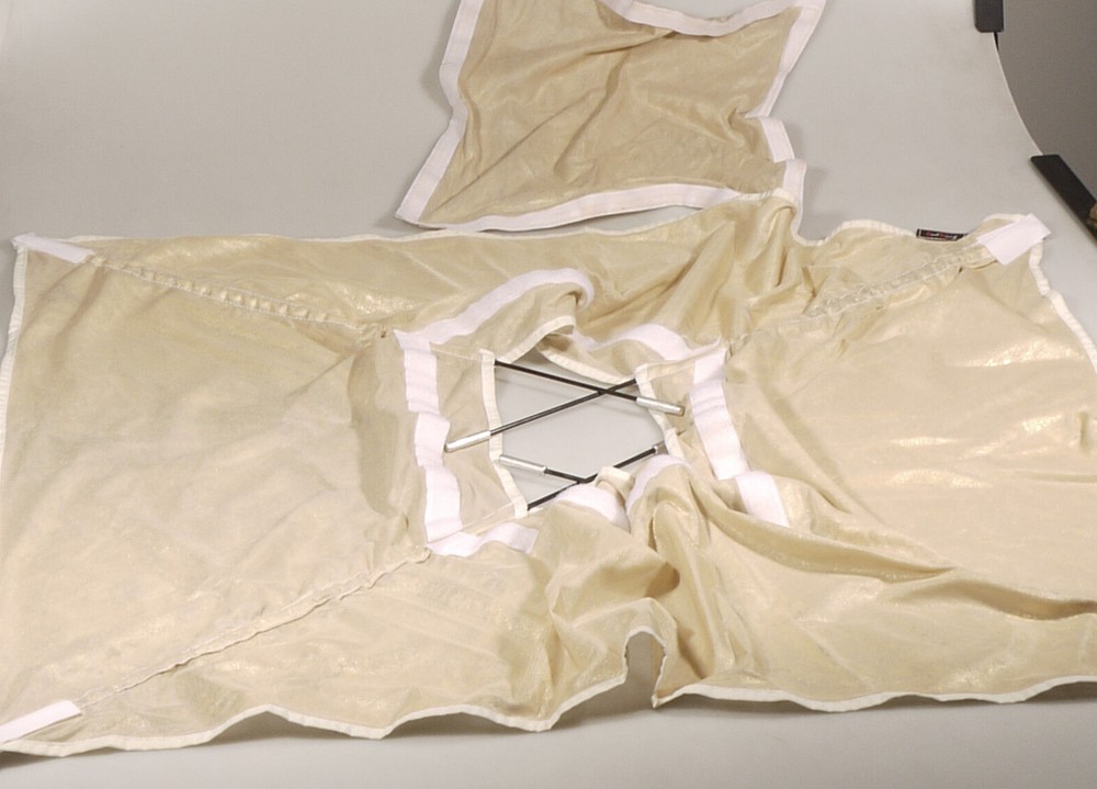 PRL) REDWING TELO DIFFUSORE BANK 80x100 SOFTBOX GOLD DIFFUSER SALA POSA VIDEO