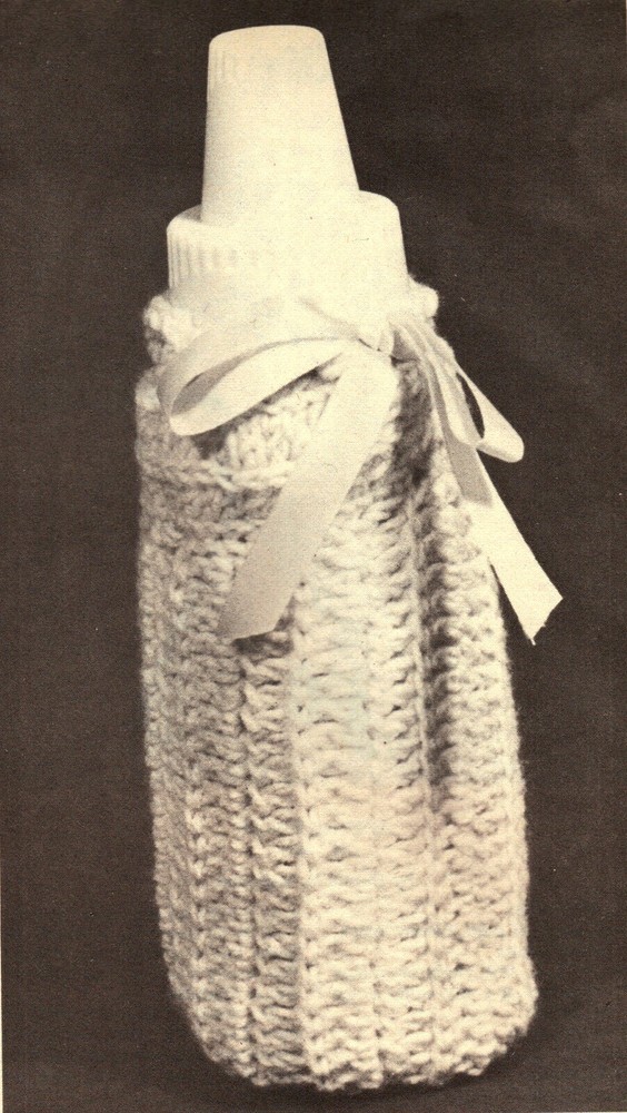 HANDY Baby Bottle Cozy/Crochet Pattern INSTRUCTIONS ONLY