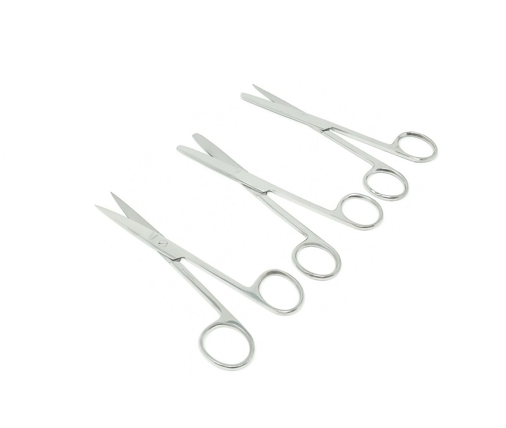 Assorted Quality Operating Scissors  5.5" Straight Tip Surgical Instruments SS