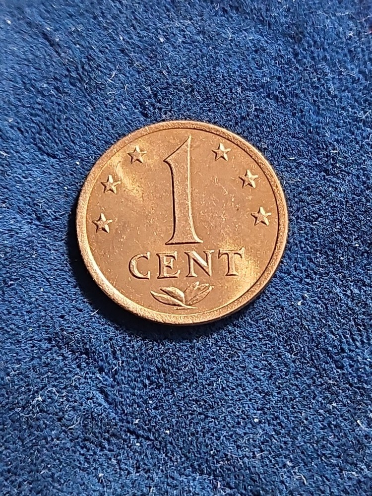 Netherlands Antilles 1974 - 1 Cent bronze Coin -( KM#8)