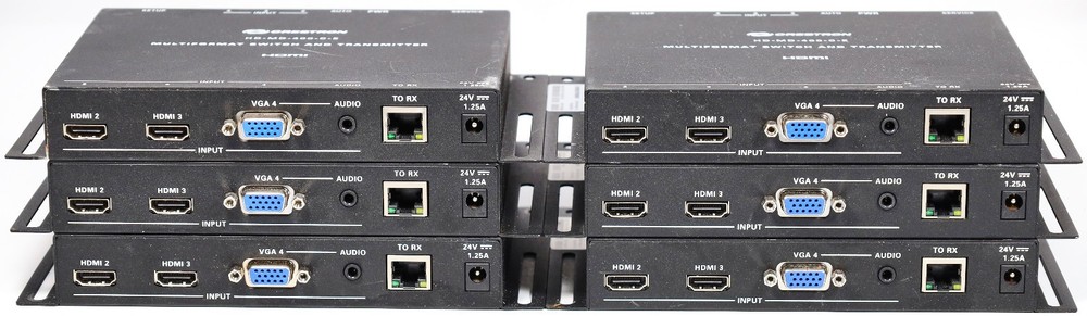 Bundle of Crestron Switchers, Receivers, and USB Extender