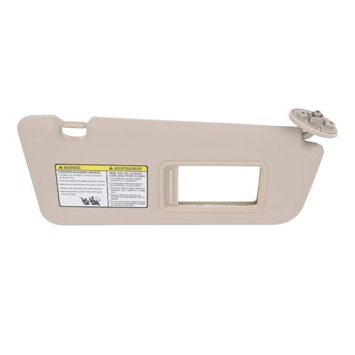 Front Right Passenger Side Sun Visor, Sun Visor Replacement with Makeup Beige
