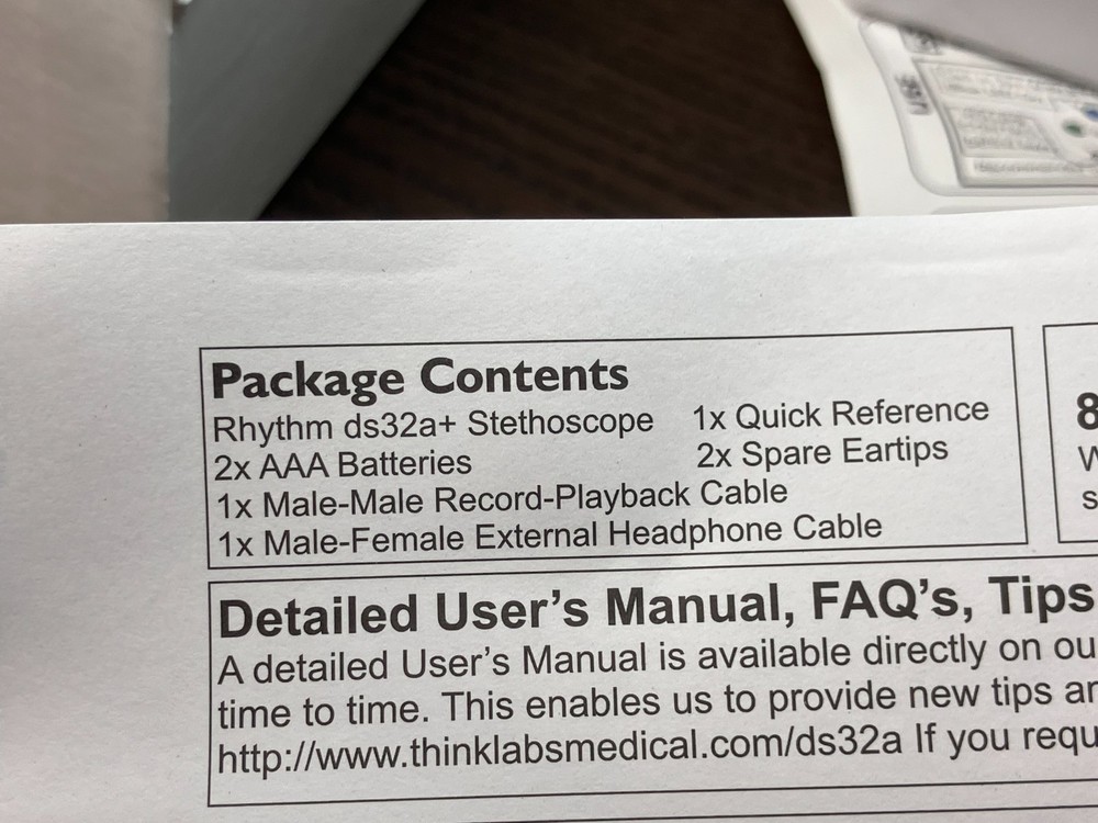 Thinklabs Rhythm digital stethoscope ds32a+ Limited Edition