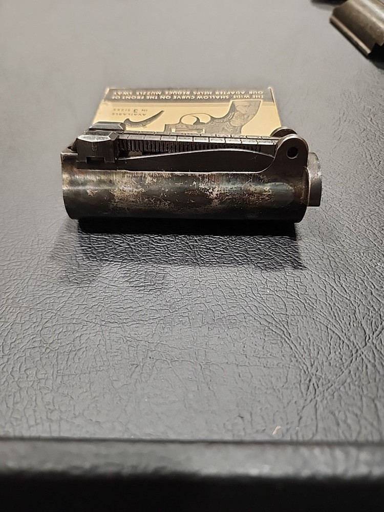 WW2 German K98 Mauser Complete Rear Sight Base Sight Ramp Spring (MATCHING)