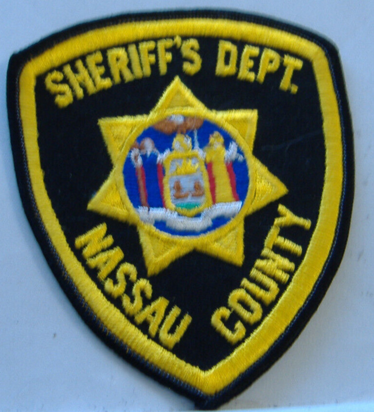 NASSAU  COUNTY  NEW YORK  SHERIFF   FABRIC   PATCH