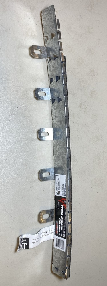 (6) SpecSeal RTC350 Adjustable Intumescent Firestop Collar 3-4" Pipe & Couplings