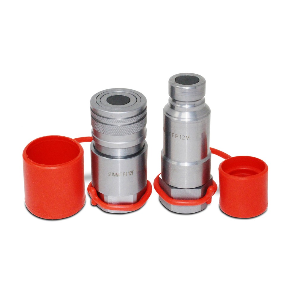 3/4″ NPT Flat Face Connect Under Pressure Hydraulic Quick Connect Coupler Set