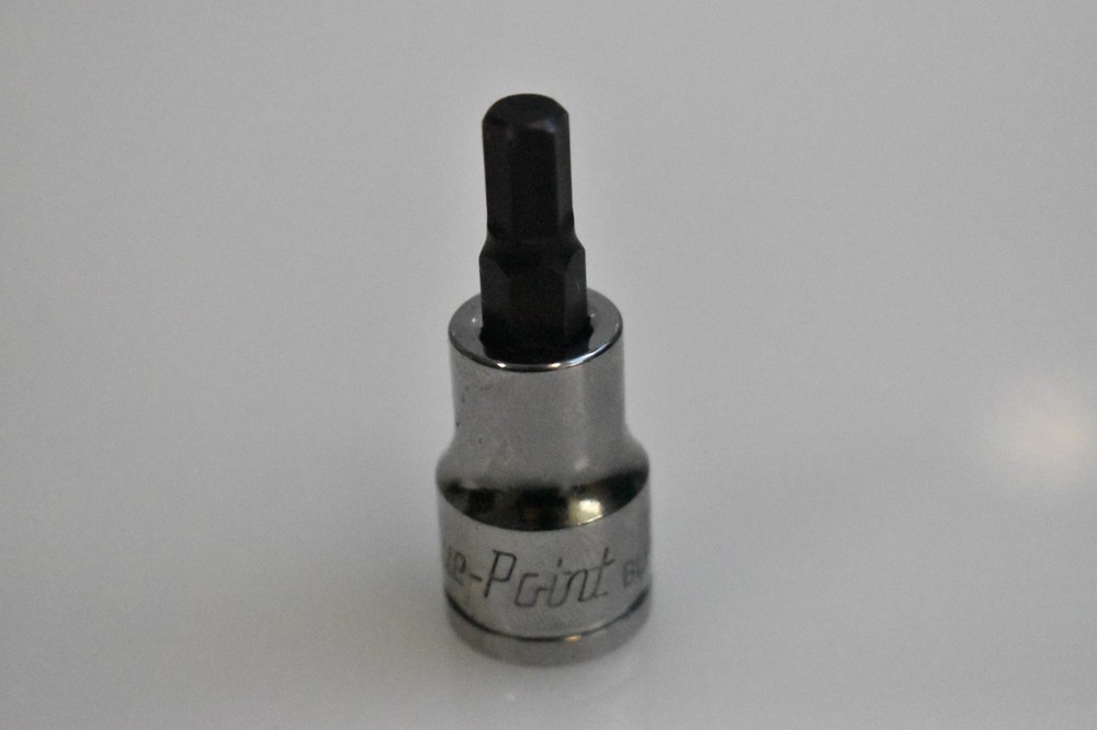 Blue Point Tools BLPH3814 1/4" SAE Hex Bit Socket Driver 3/8" Drive Chrome
