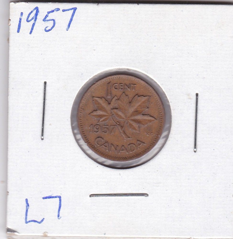 1957 Canada One Cent L7