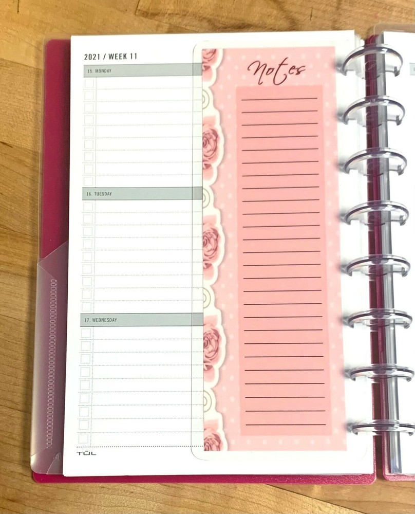 To Do List/Notes DASHBOARD 4 USE w/ the TUL/Arc (8 disc) Planner