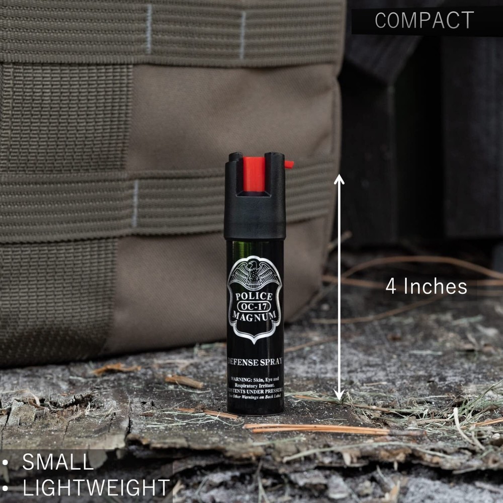 Maximum Strength Pepper Spray 2 Pack Made in USA Compact Self Defense Tool