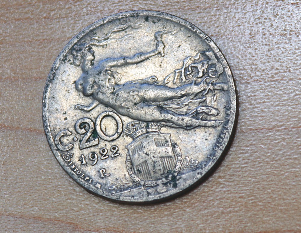 1922 Italy 20 Centesimi