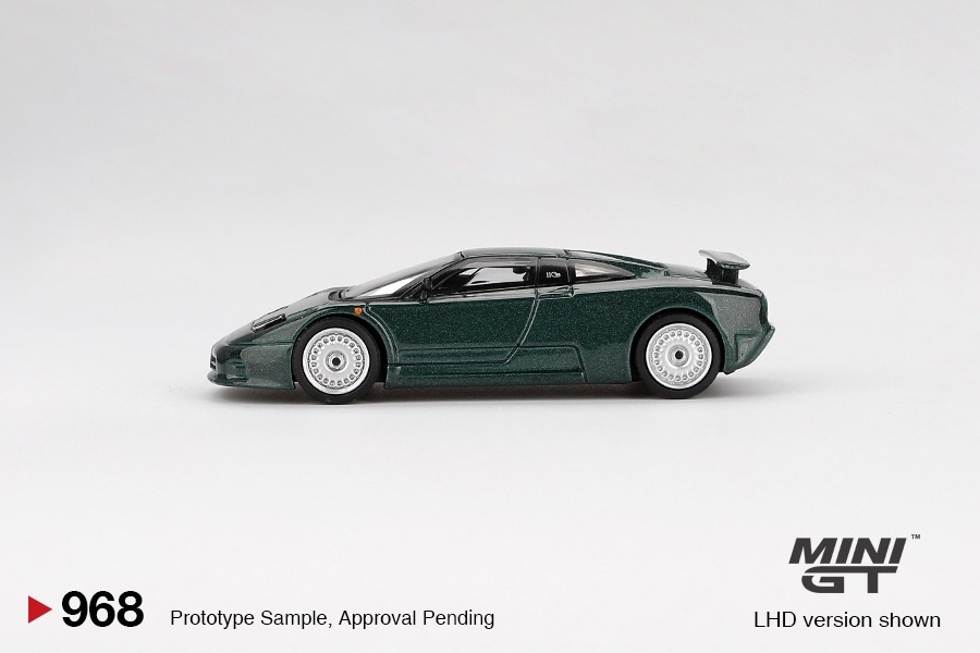 Mini GT 1:64 Bugatti EB110 GT Verde Scuro #968