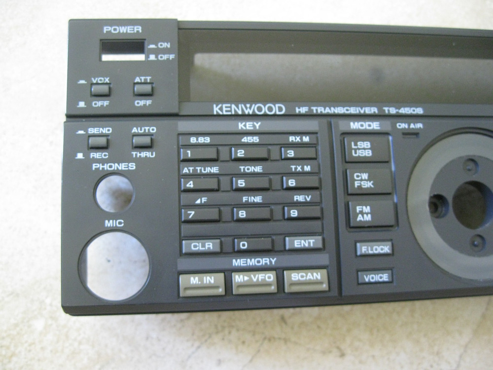 Kenwood TS-450S FRONT panel in Excellent shape